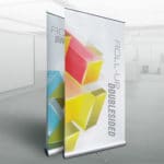 printed roll-up doublesided roller banner large format printing