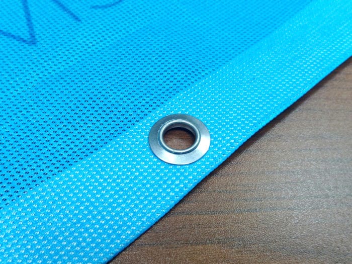 PVC mesh wrap 280g with eyelets