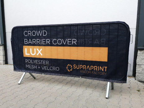 airtex crowd barrier jacket printing