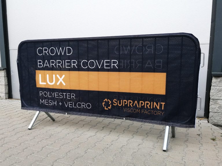 airtex crowd barrier jacket printing