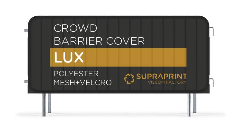 Crowd Barrier Cover Lux Doublesided