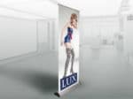 premium lux printed roll-up roller banner large format printing