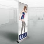 premium lux printed roll-up roller banner large format printing