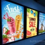 custom printed blacklight film