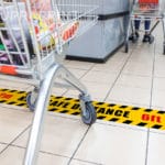 Floor decals covid with non-slip cert R10