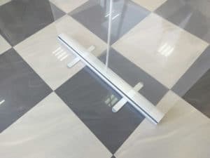 cheap anti-virus covid roller banner transparent barrier