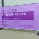 heras fence fabric airtex cover banner premium
