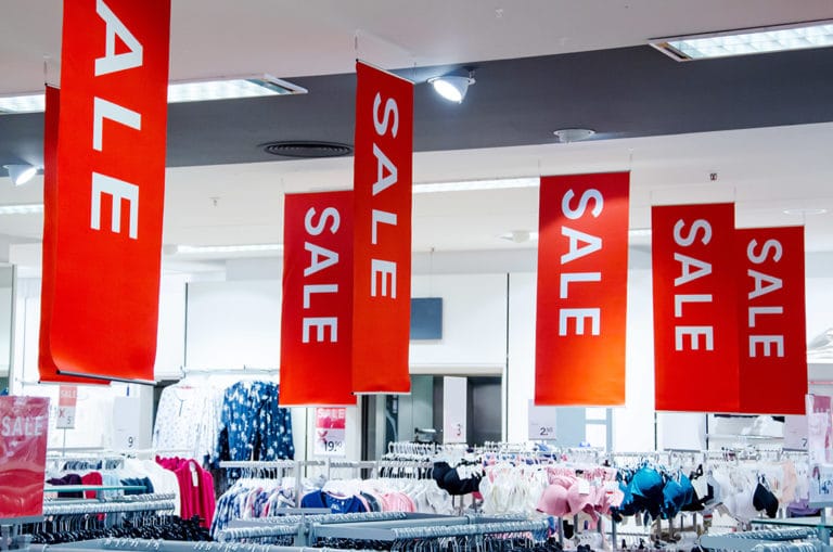 double-sided poster printing double-sided signs in the store