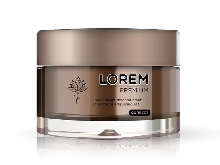 printed clear stickers for cosmetics