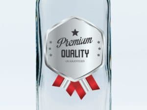 custom metallic sticker printed