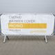 cheap crowd barrier banner large format printing