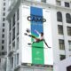 building mesh wrap banner large format printed