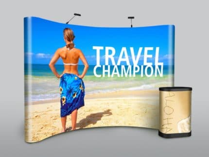 Backwall Pop-up Standard display printed advertising expo fair event photocall wall