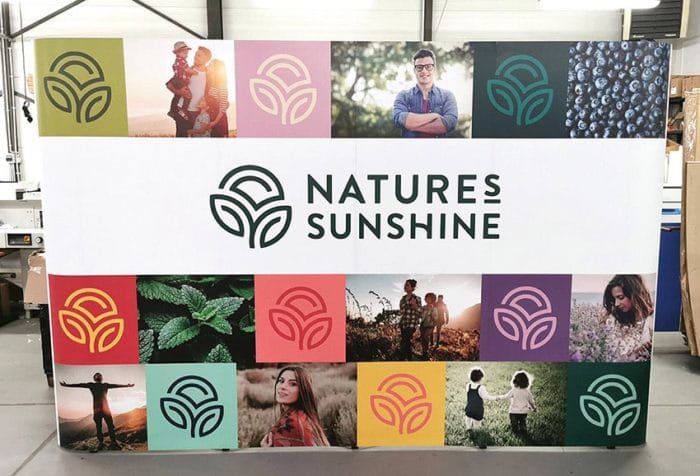 Backwall Pop-up Standard display printed advertising expo fair event photocall wall