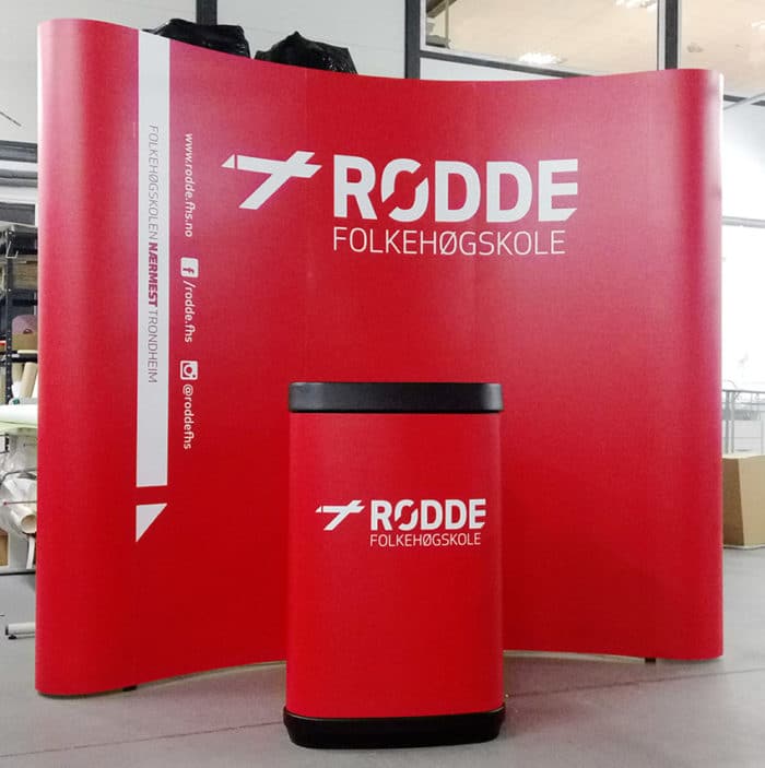 Displaywall Popup printed advertising expo fair event photocall wall