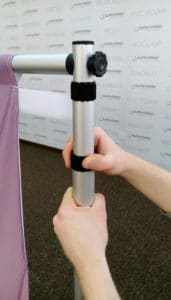 fabric photo expo display wall printing