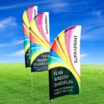 beachflag alu premium with aluminium pole