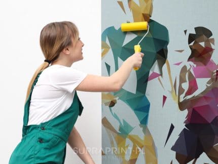 printed wallpaper smooth standard custom design on demand eco friendly printing