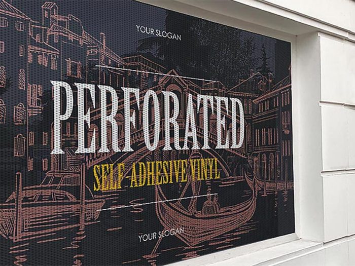 One Way Vision vinyl One Way Vision vinyl large format printing