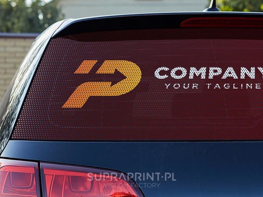 One Way Vision Self-adhesive Vinyl | Printing of perforated window stickers