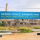 printed cheap heras temporary fence mesh banner for construction site