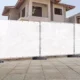 temporary heras fence plain cover banner scrim