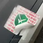 custom destructible labels on roll printing