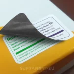 opaque content blockout labels