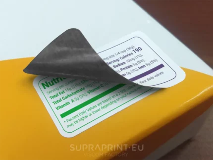 opaque content blockout labels