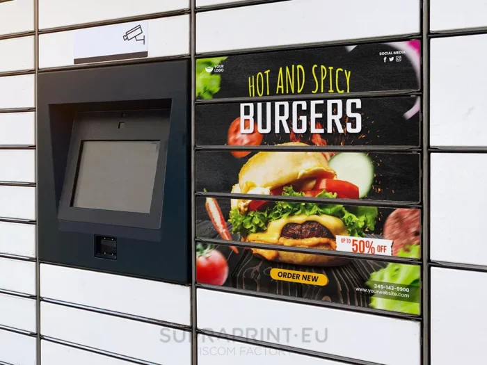 stickers for parcel box automatic mailbox locker printed stickers for parcel box automatic mailbox locker