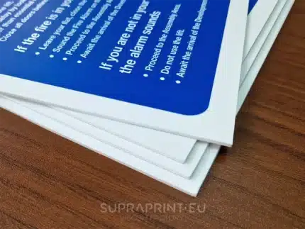 hard pvc boards printed