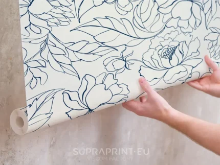 non-woven wallpaper printed on demand