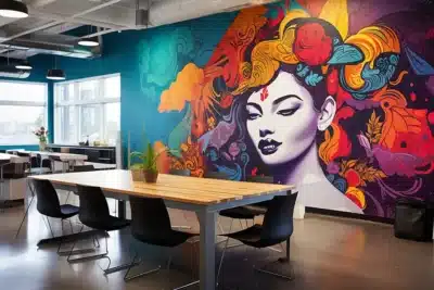 printing cheap wall mural for companies and institutions
