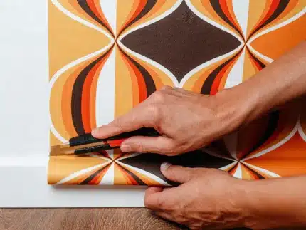 pronted textured wallpaper