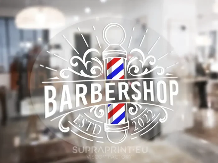 transparent self-adhesive vinyl printing with white ink