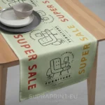 custom table runners printed online on demand