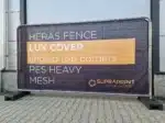 heras fencing heavy mesh cover