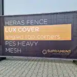heras fencing heavy mesh cover
