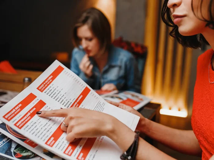 menu cards for restaurants