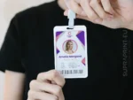 numbered personalized ID badges printed online