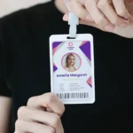 numbered personalized ID badges printed online