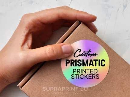 custom prisma stickers printing