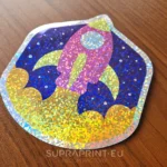 custom glitter stickers printed online