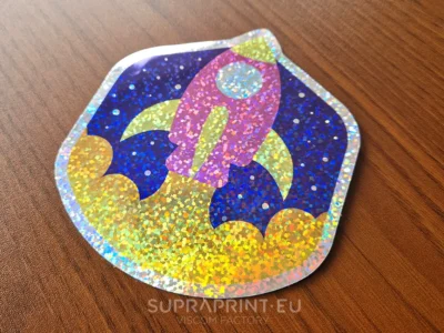 custom glitter stickers printed online
