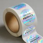 printed custom hologram labels on roll