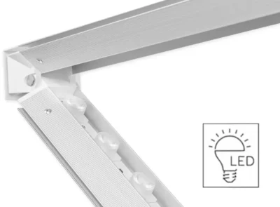 LED illuminated wall