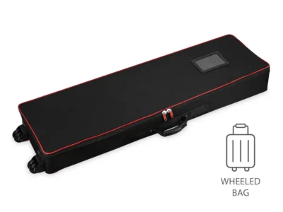 led box transport bag on wheels