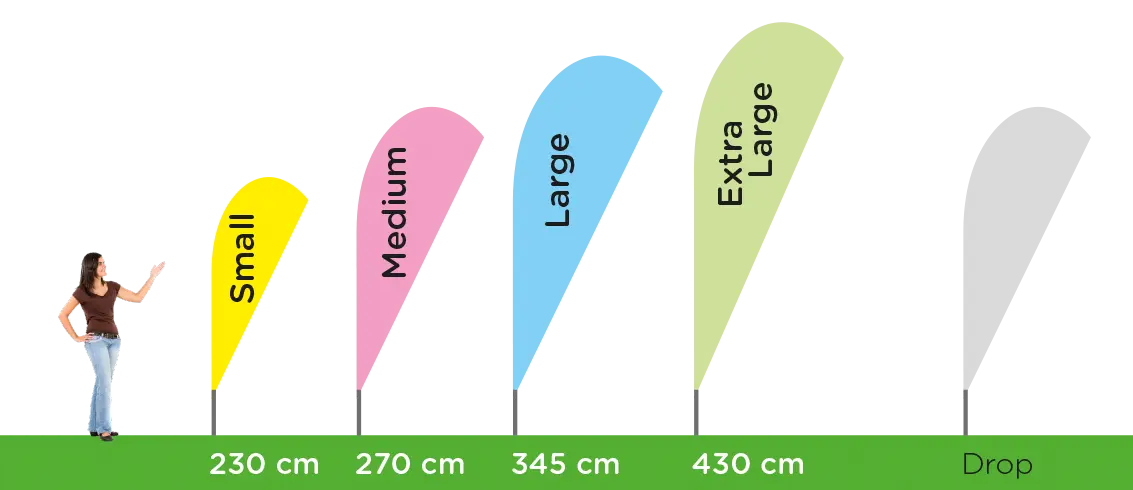 beachflag Lite Drop cheap feather flags