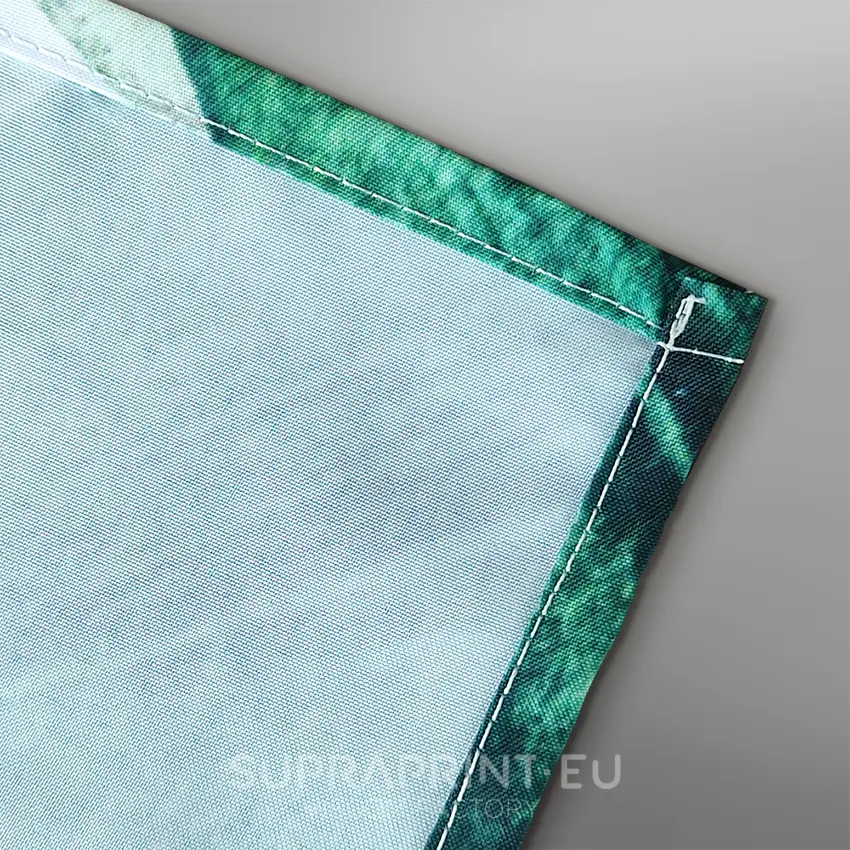 Custom printed curtains - Classic hem