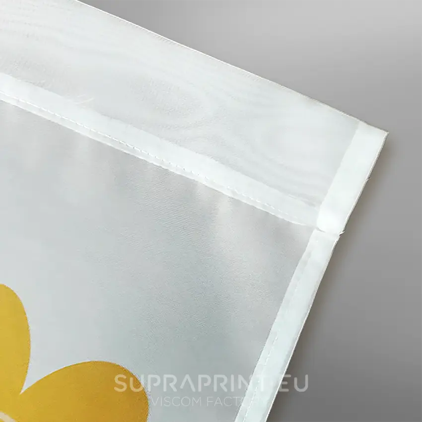 Custom printed curtains - Rod tunnel